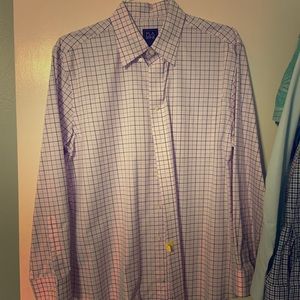 Jos. A Banks plaid dress shirt.
